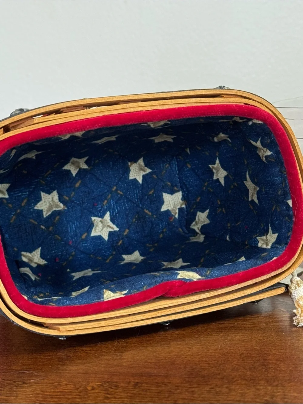 Longaberger Inaugural Basket FAMILY Signed American Patriotic Decor 2001 Retired - Picture 6 of 9